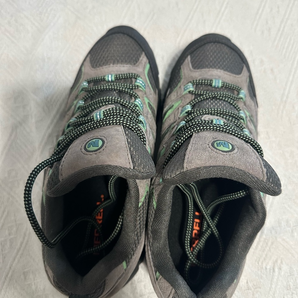 Merrell Mint and Gray Performance Footwear